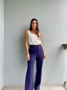 Classic Fit Navy Pants
