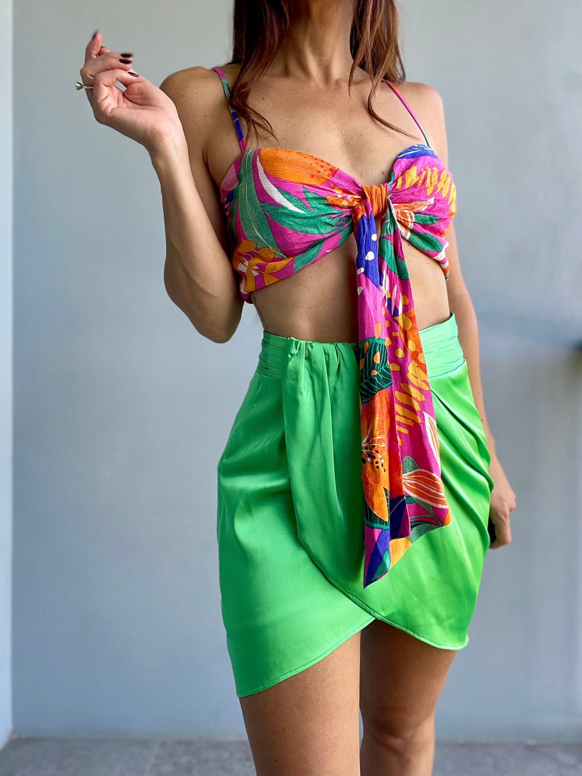 Tropics Pants and Crop Set