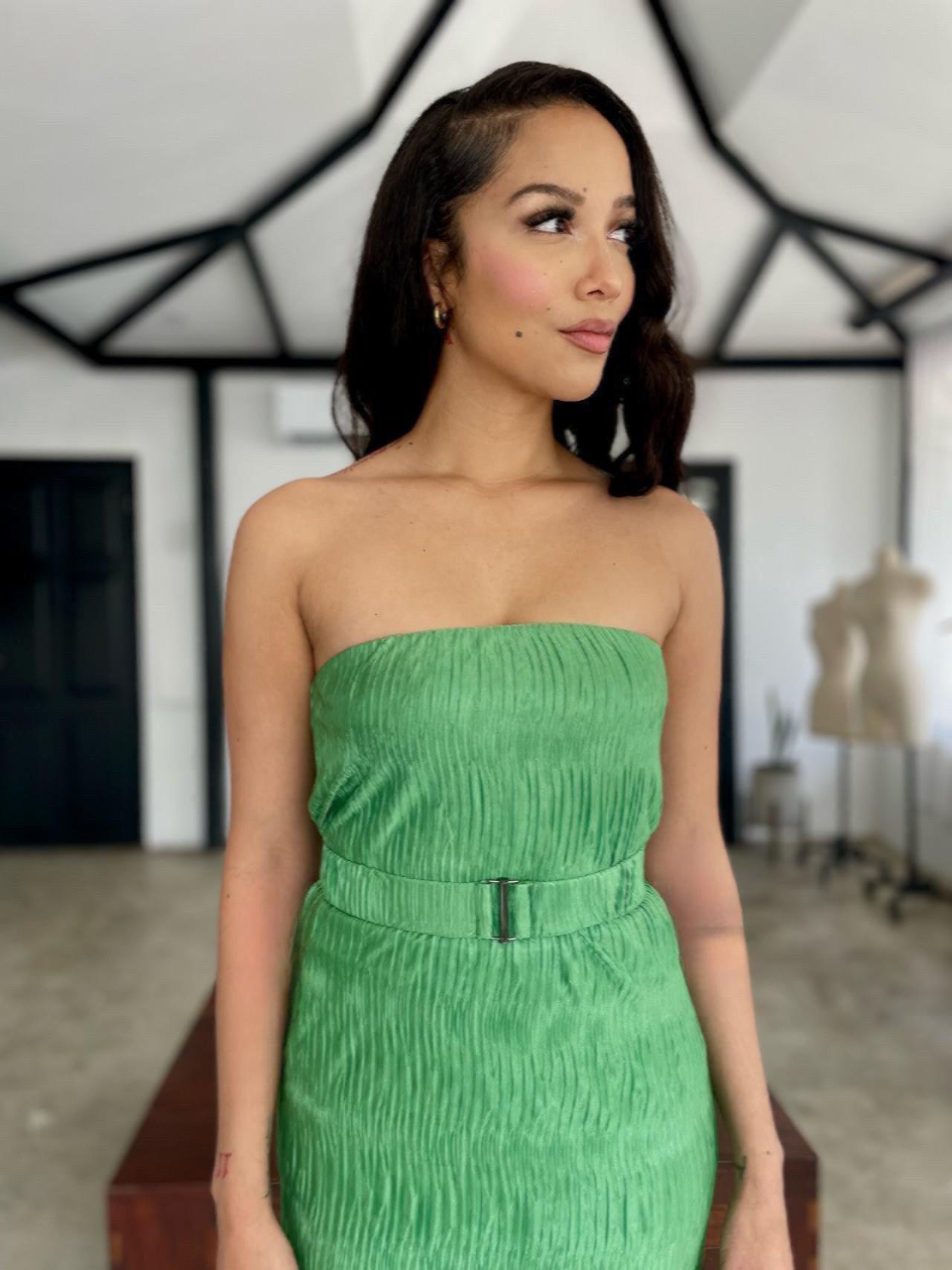 Strapless Midi Dress Fly Boutique Strapless Midi Dress Fly Boutique