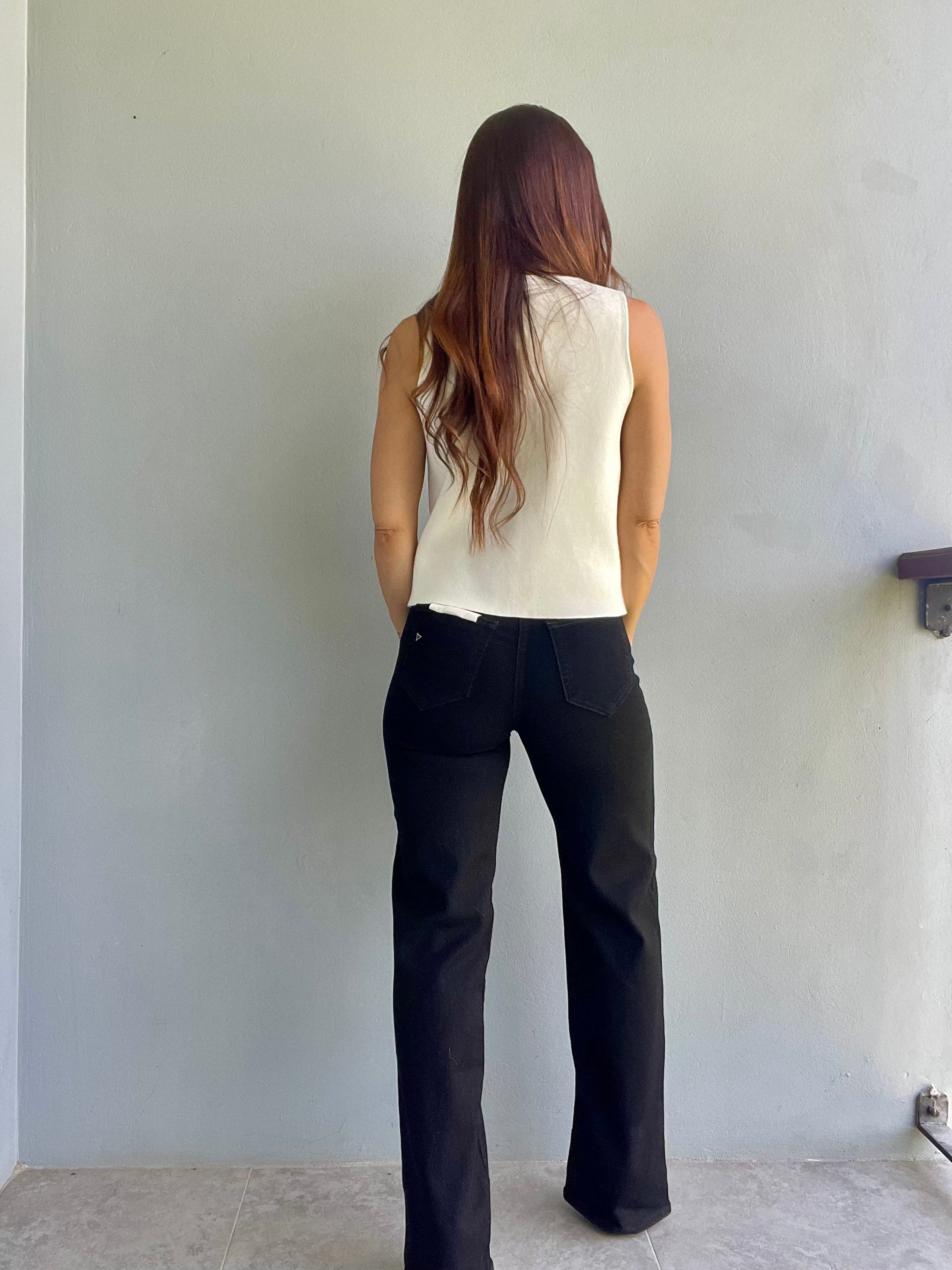 Slater High Waist Straight Leg Jeans