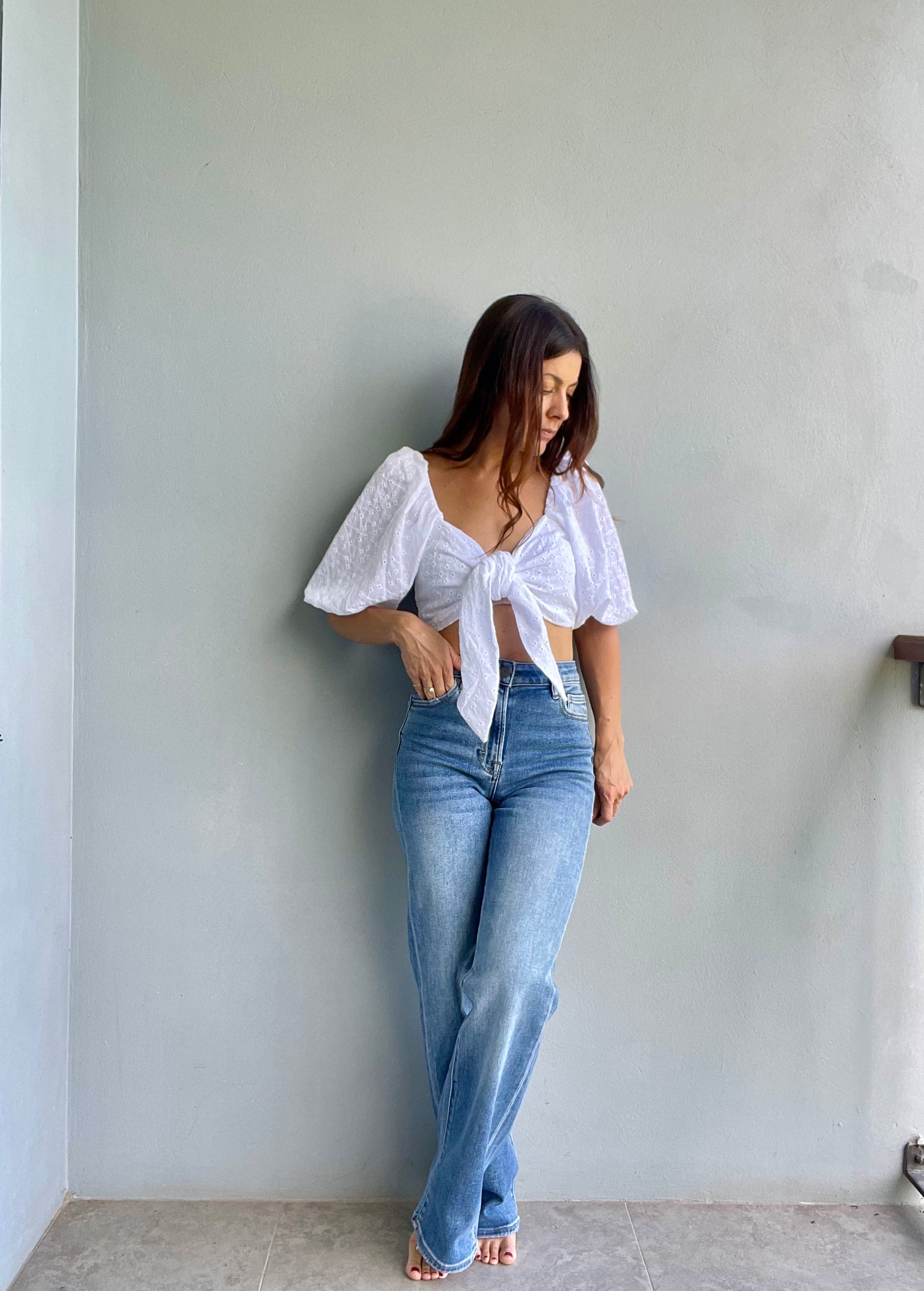 Simple Pleasures Straight Leg Jeans