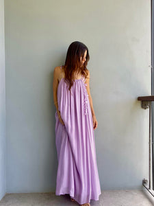 Purple Gardenia Maxi Dress