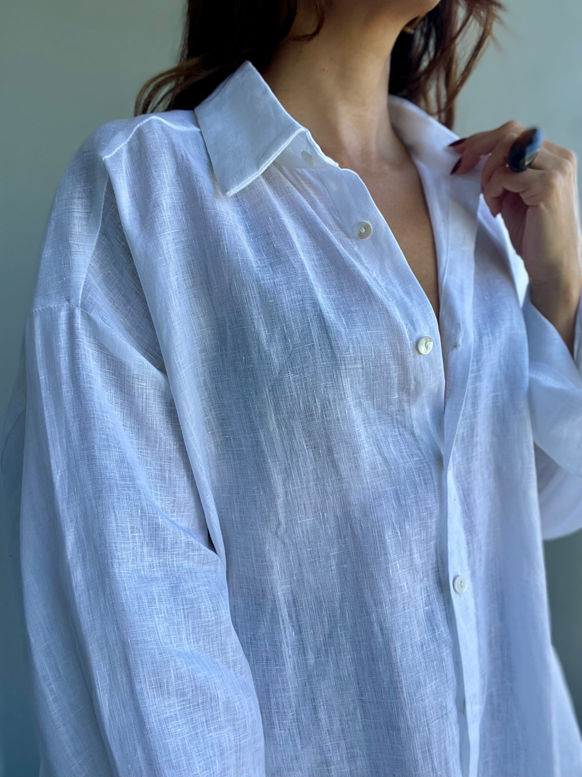 Paloma White Linen Shirt
