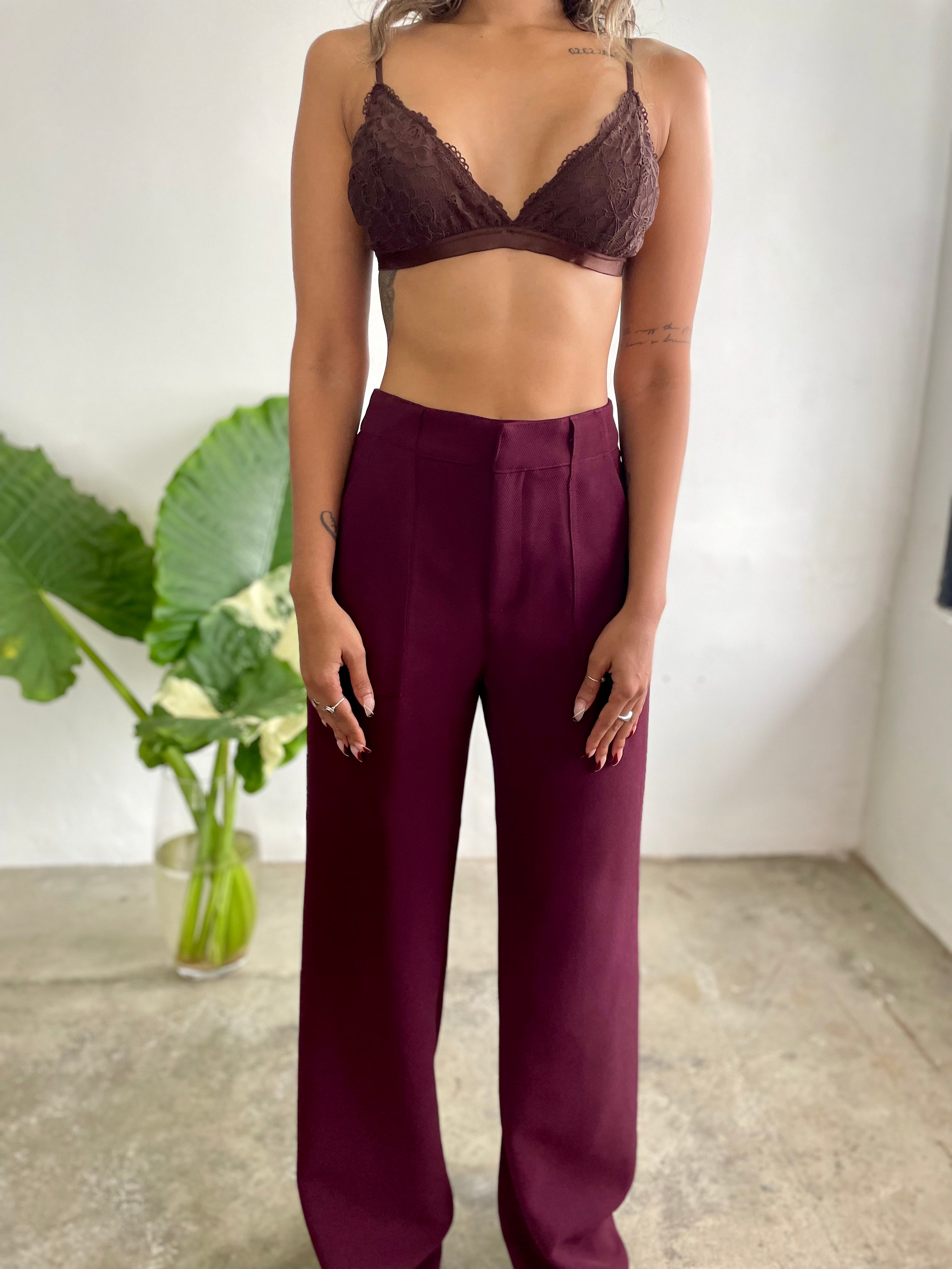 Sasha Brown Lace Bralette
