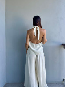 Bea Cream Flowy Pant