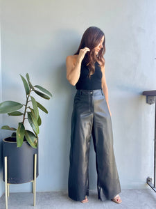 Dusk Til Dawn Leather Pants ~ Black