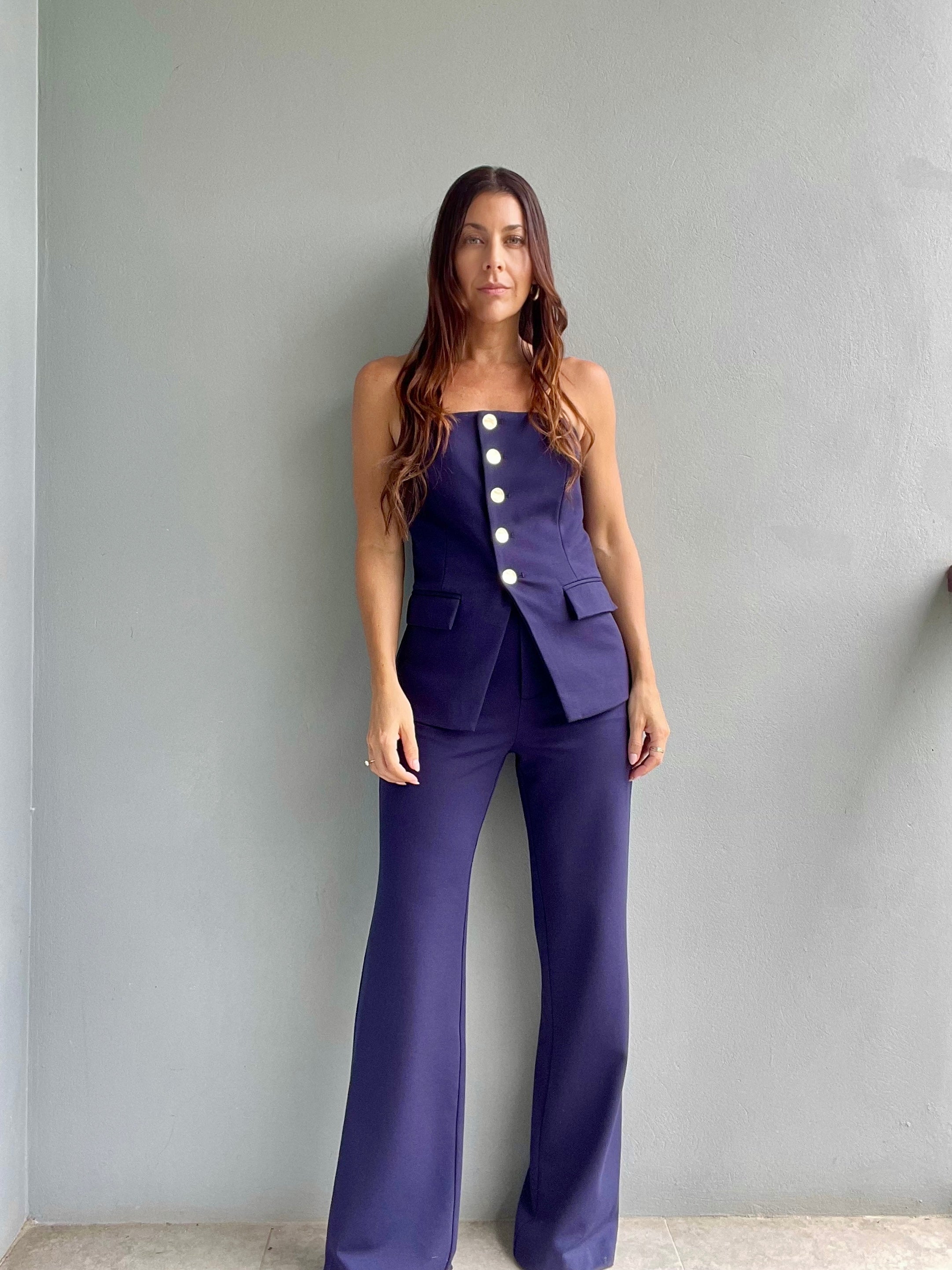 Classic Fit Navy Top