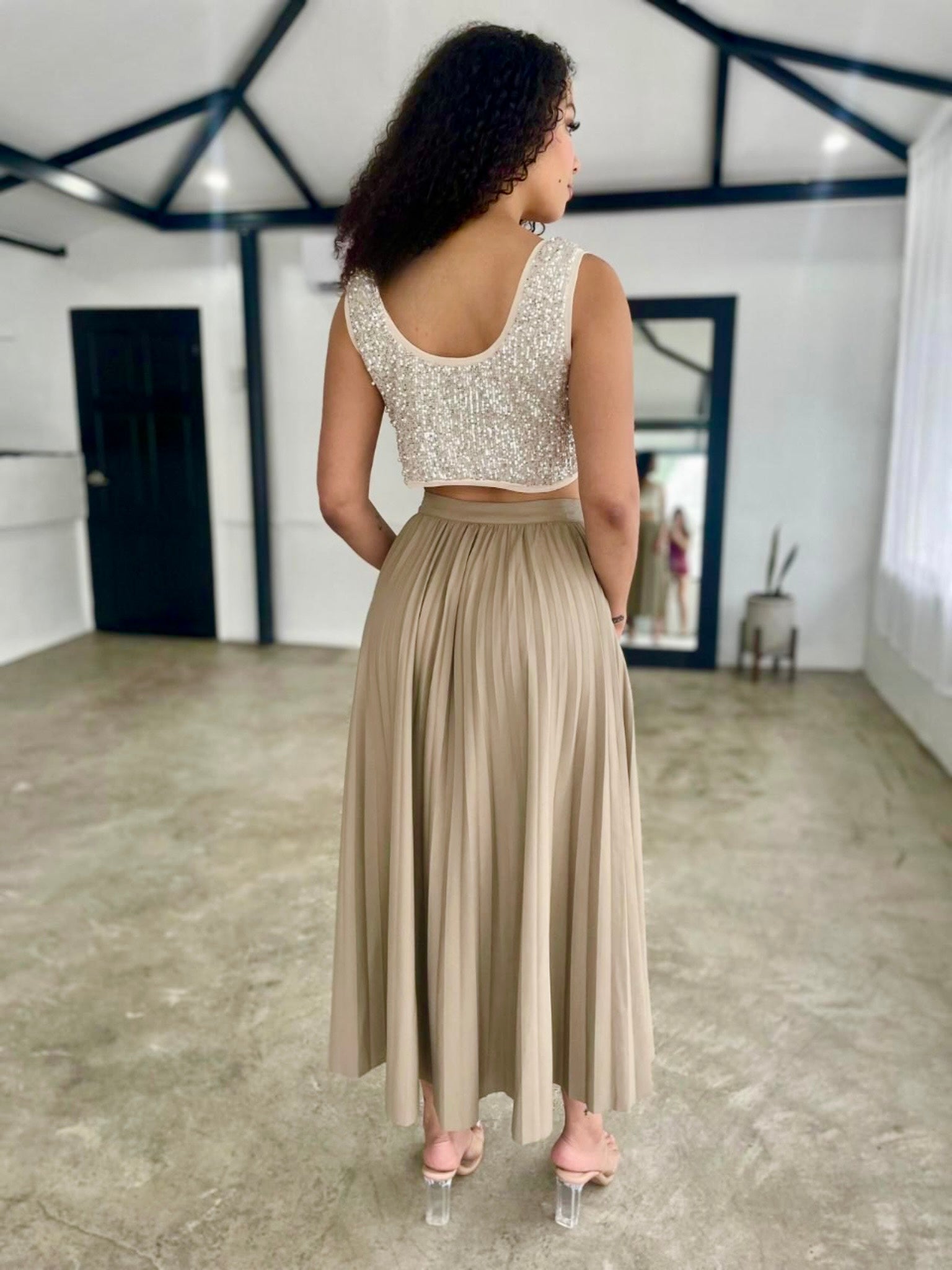 Eva Skirt ~ Khaki