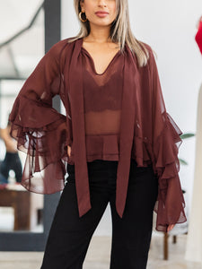 Kylie Ruffle Top