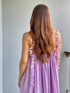 Purple Gardenia Maxi Dress