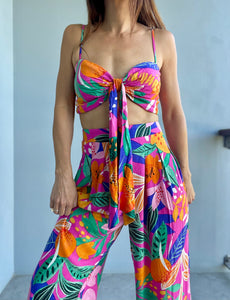 Tropics Pants and Crop Set