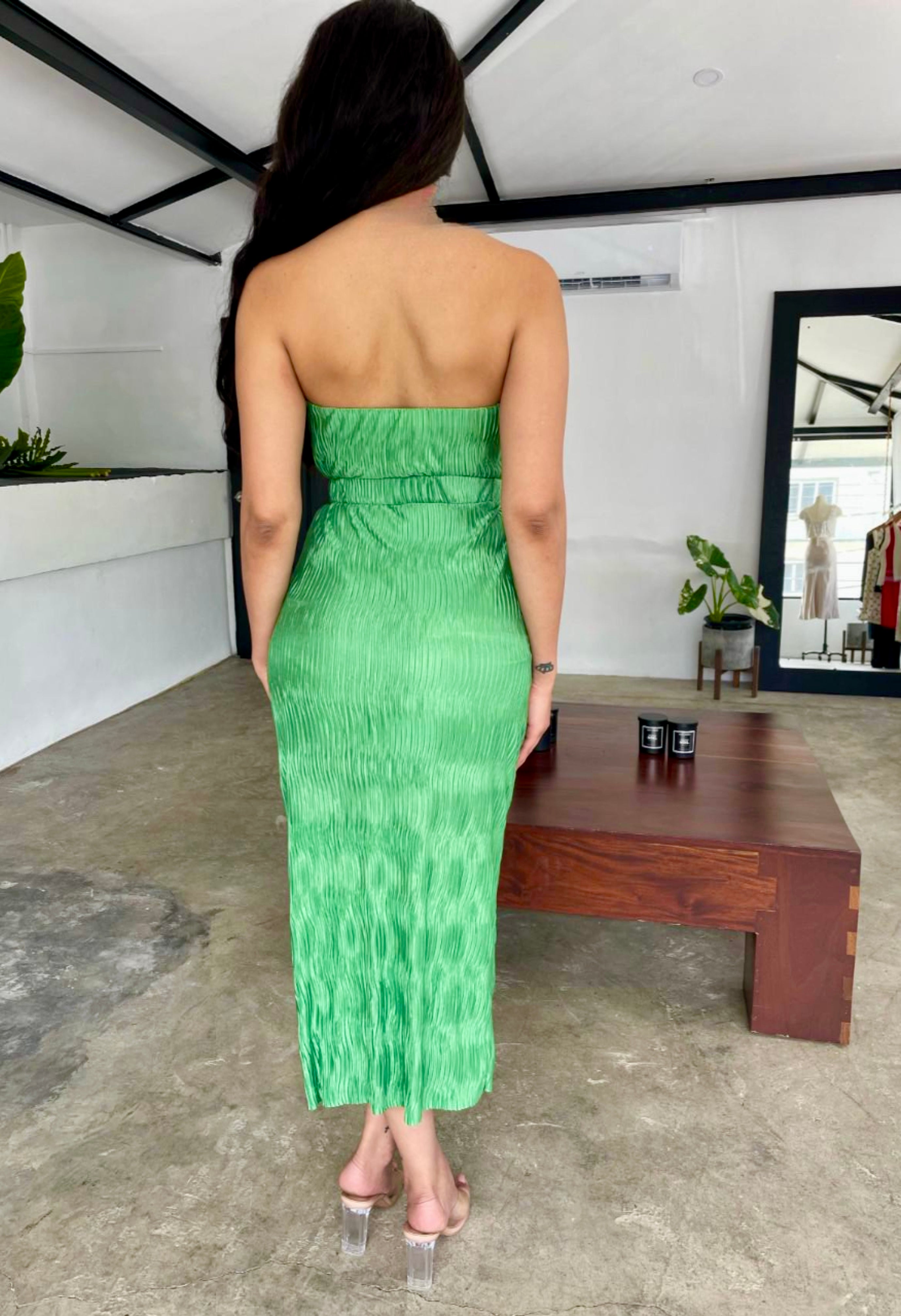 Strapless Midi Dress Fly Boutique Strapless Midi Dress Fly Boutique