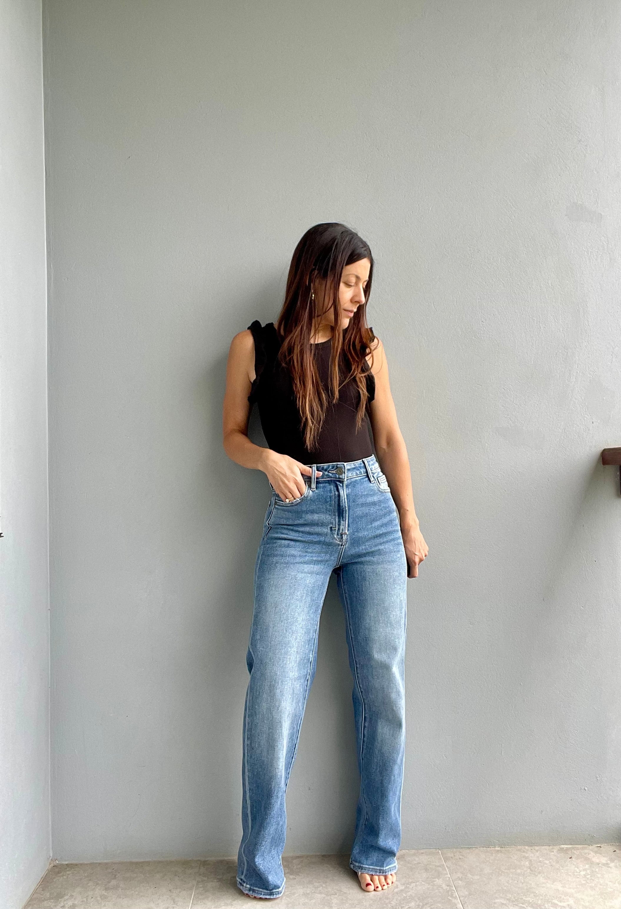 Simple Pleasures Straight Leg Jeans