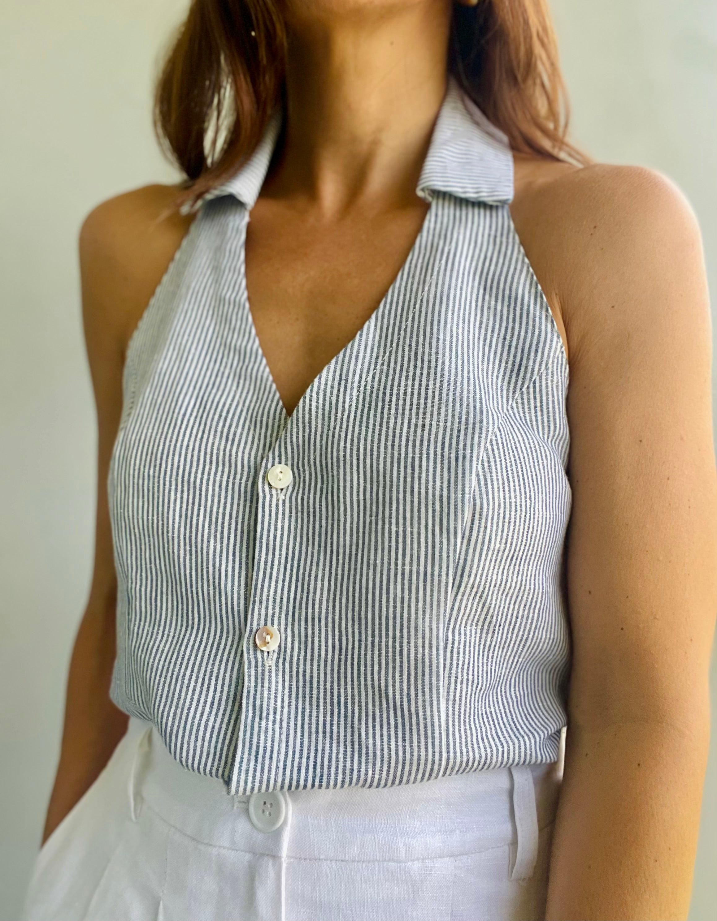 Chambray Top