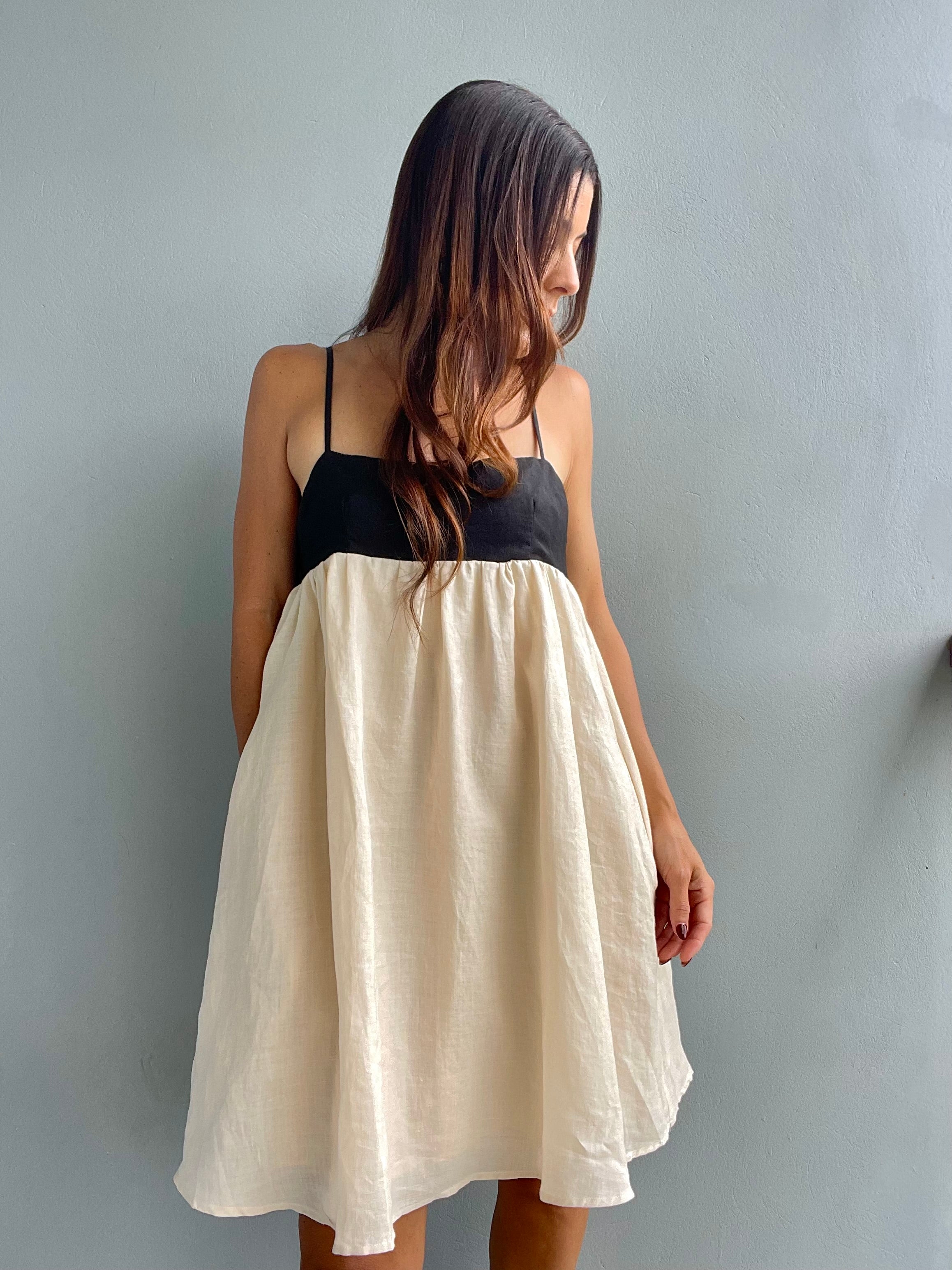 Sundown Mini ~ Black + Beige