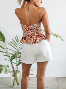 Amelia White Skort