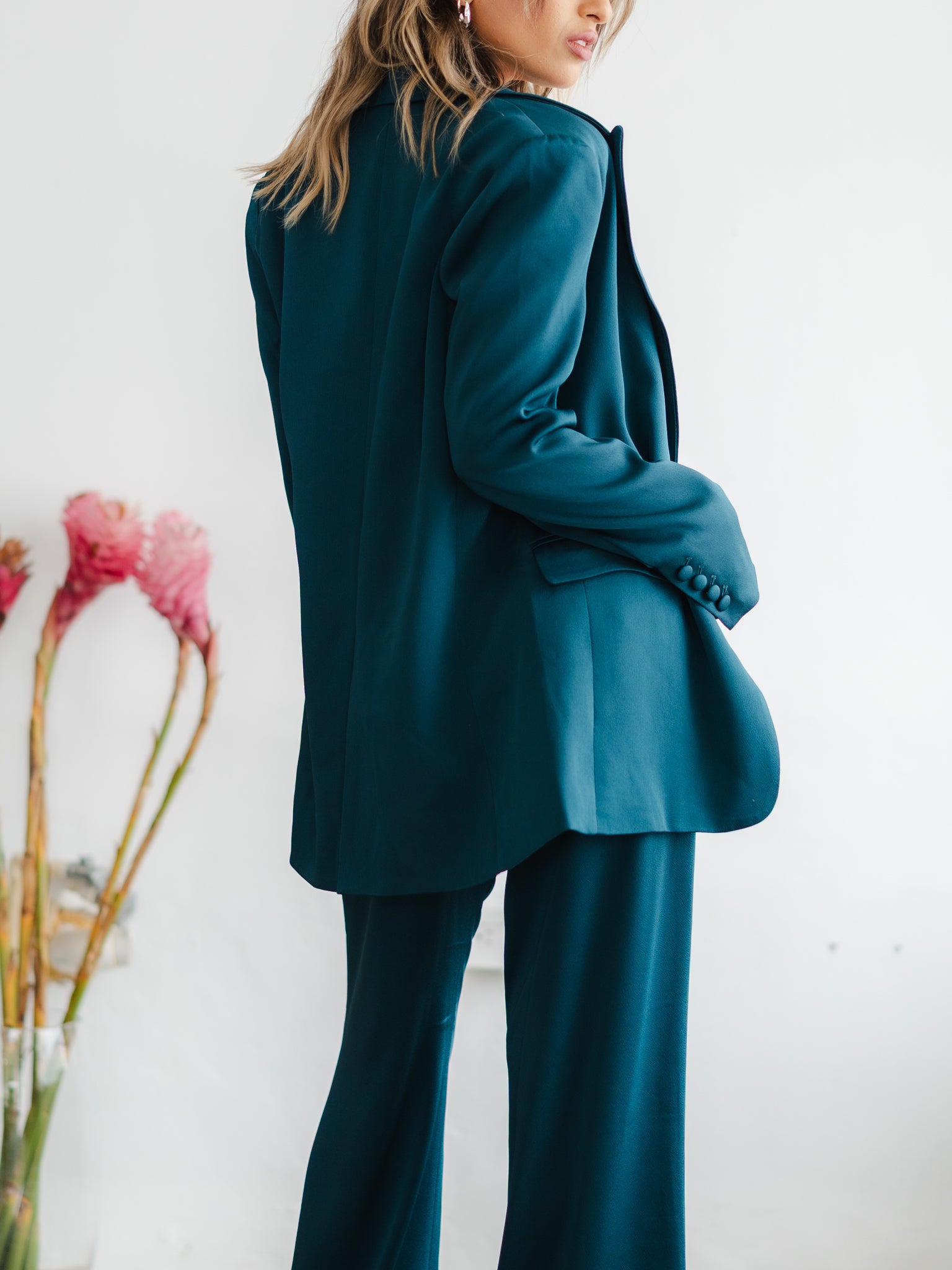 Krista Teal Blazer