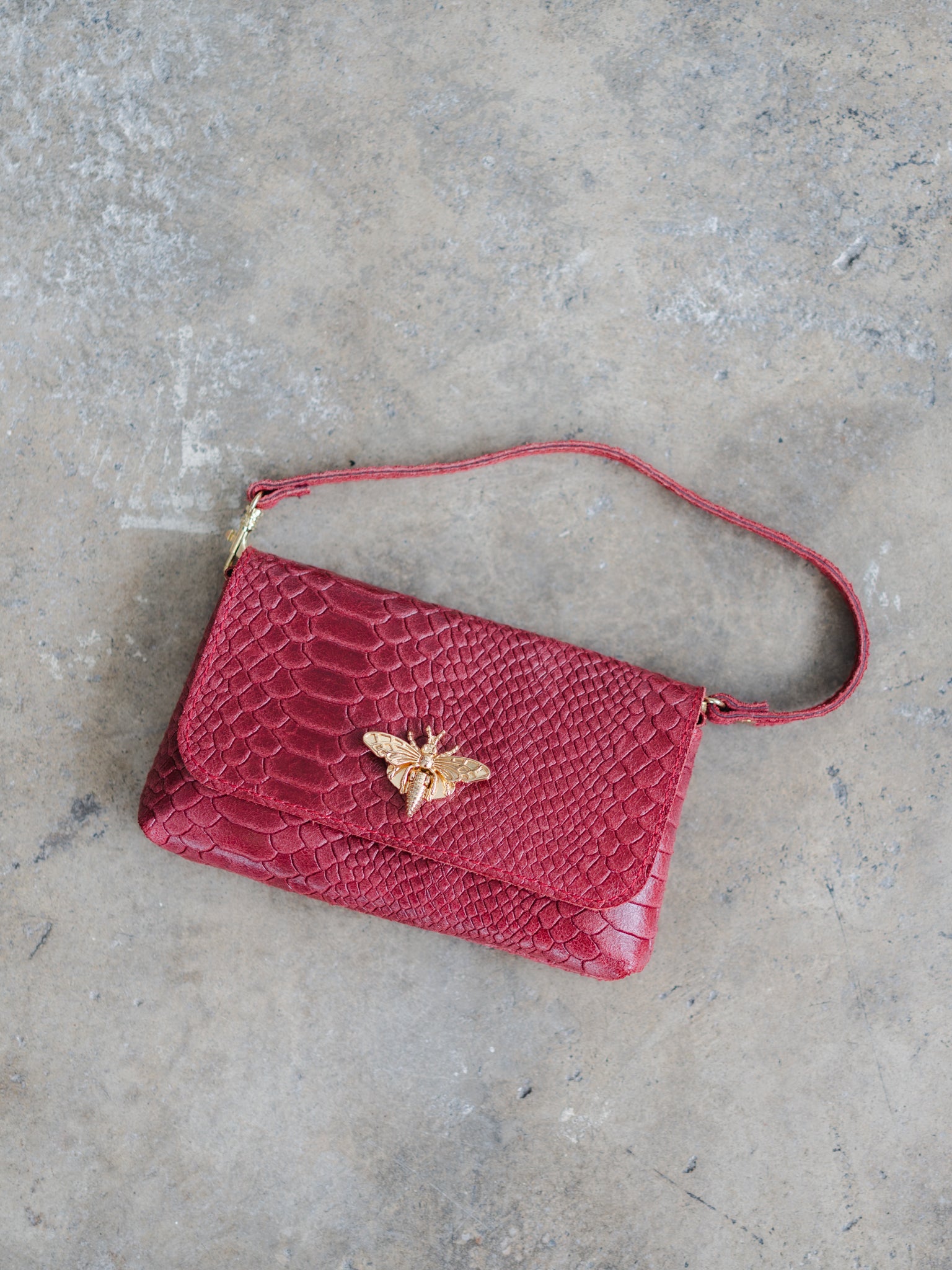 Faye Crossbody Bag ~ Burgundy