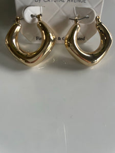 Puffy Hoop Earrings ~ Small