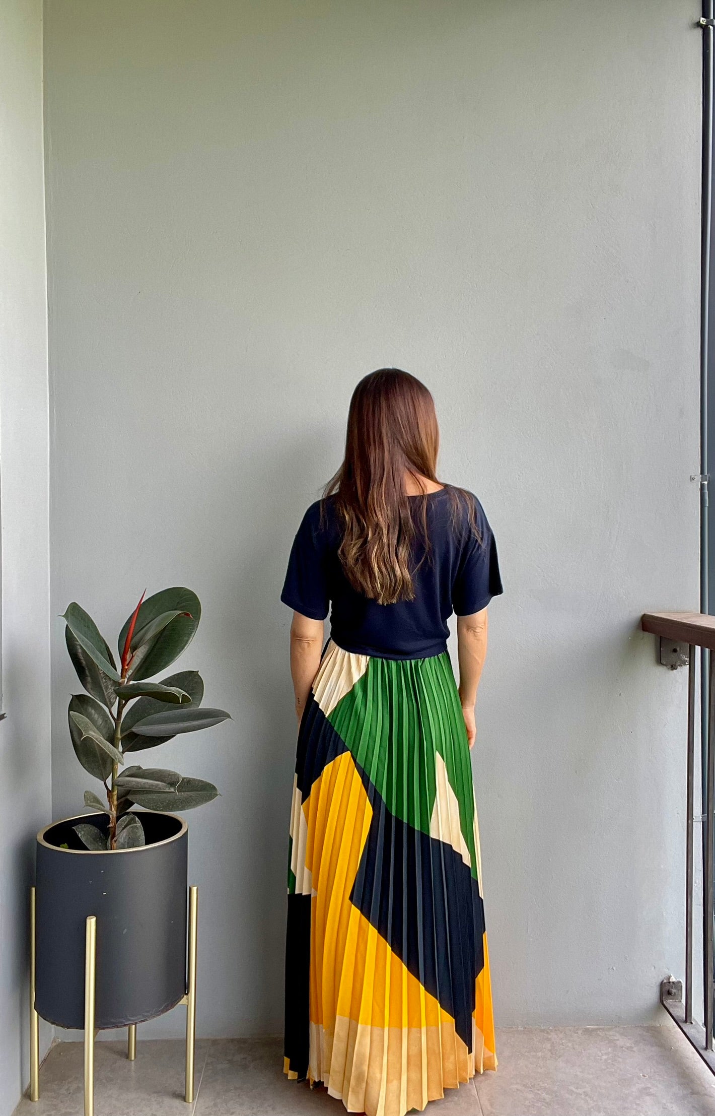Tropical Desert Maxi Skirt