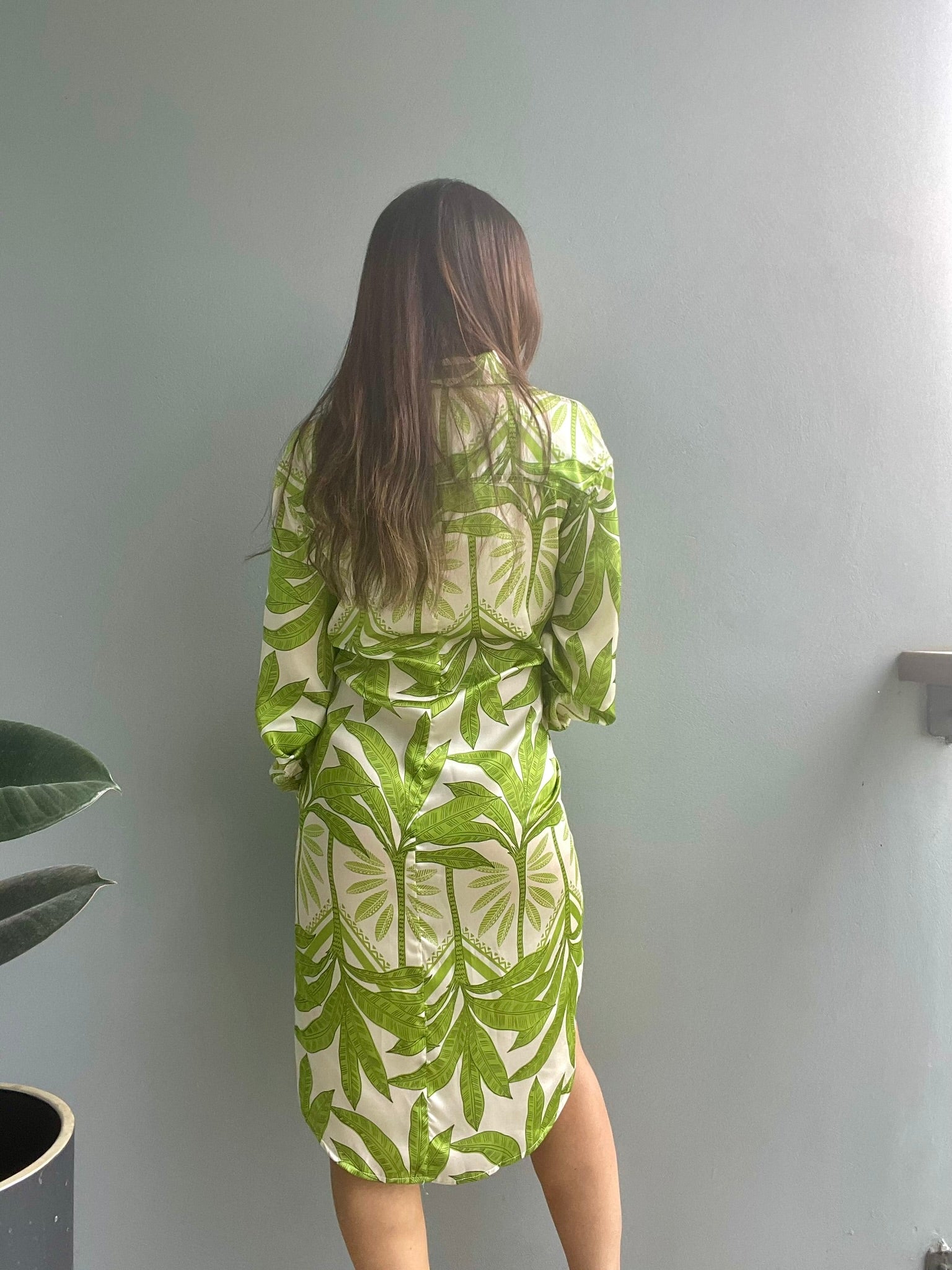 Tropical Breeze Shirt Dress