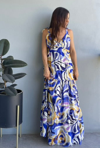 Resort Printed Maxi Dress