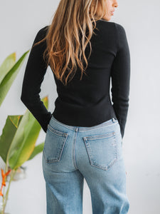 Calla Knit Cardigan ~ Black