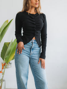 Calla Knit Cardigan ~ Black