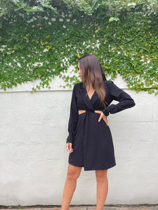 Night Tracks Cut Out Dress